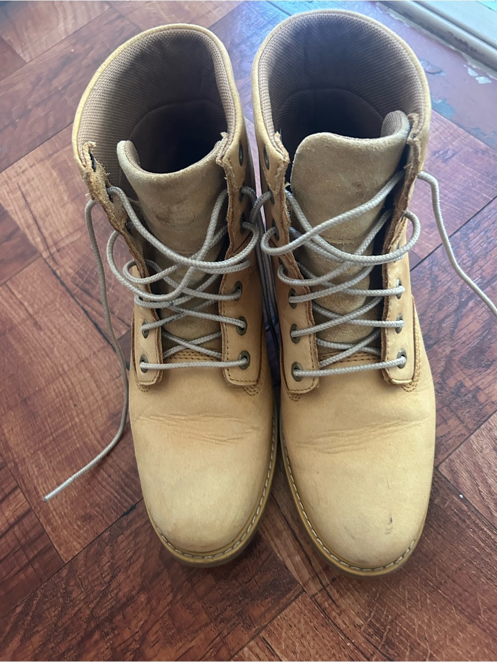 Timberland Tan women’s - Durable Lace-Up Casual waterproof Boots